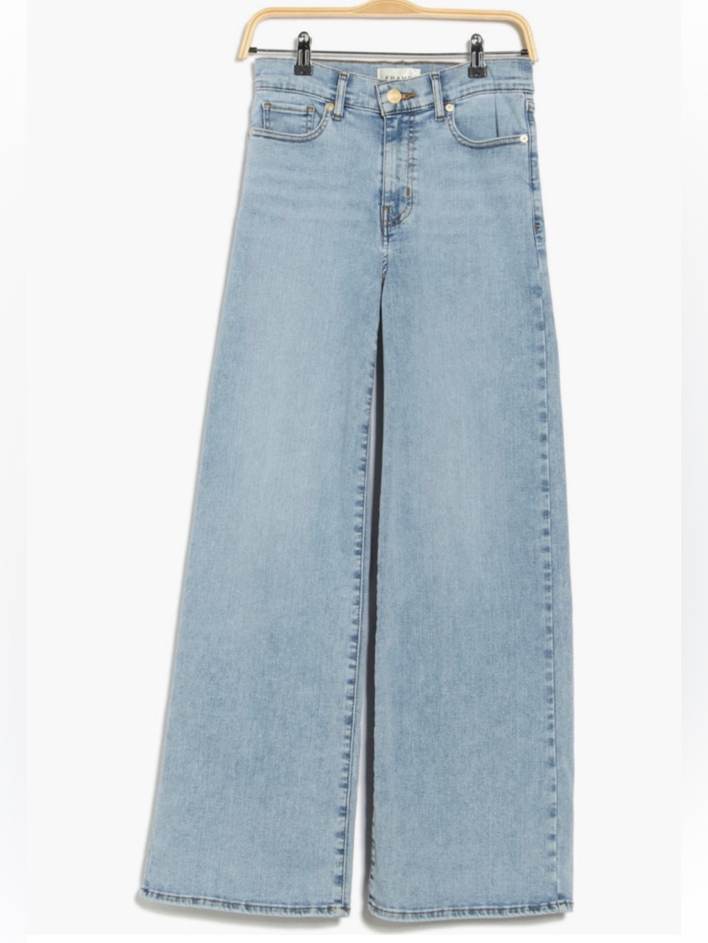 ❤️ FRAME Le Slim Palazzo High Waist
Wide Leg Jeans Vertical Size 27 NWOT
